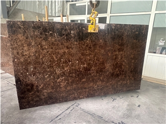 Polished Dark Emperador Marble Tiles