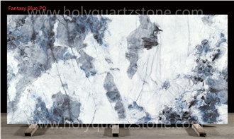 Fantasy Blue PQ  Quartz Slabs