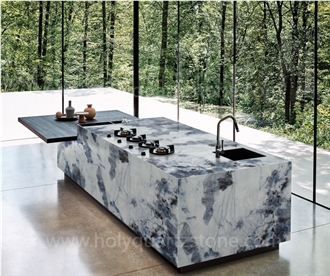 Fantasy Blue PQ  Quartz Slabs