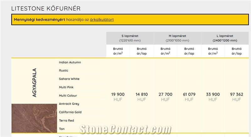 Indian Autumn Ultra Thin Slate Stone Veneer