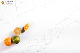 Carrara Classic Bianco Quartz Slabs Veins GSV - 8108 Natural