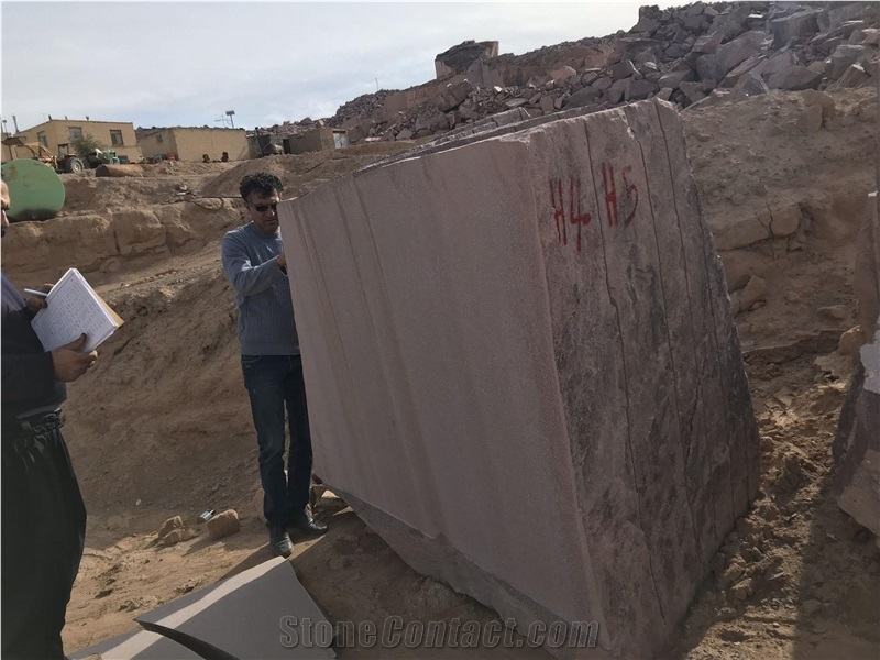 Yazd Brown Porphyry Blocks