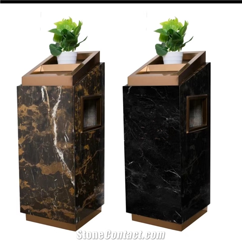 Marble Dustbin Home And Office Decor Products