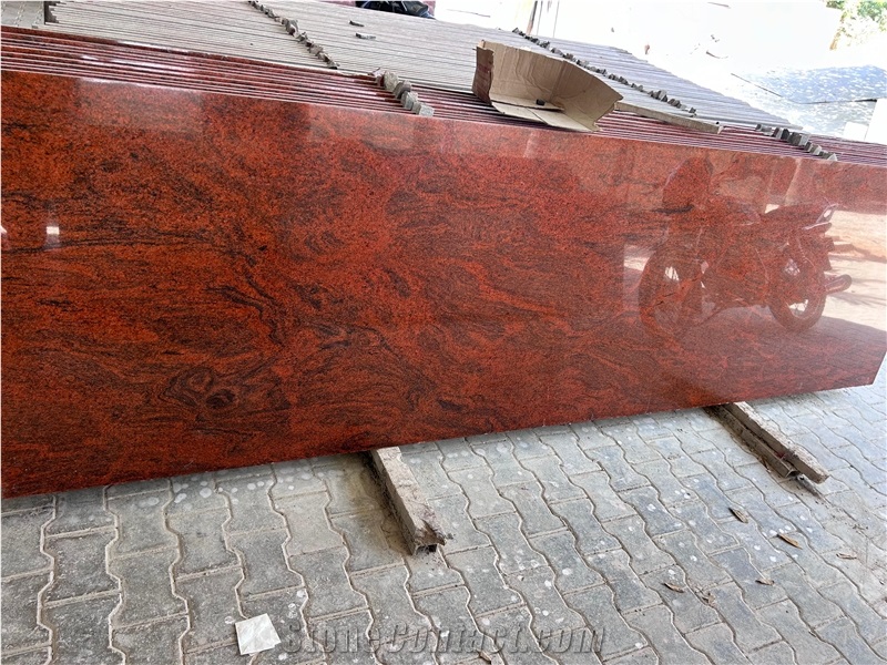 Multicolor Red Granite Cutter Slabs