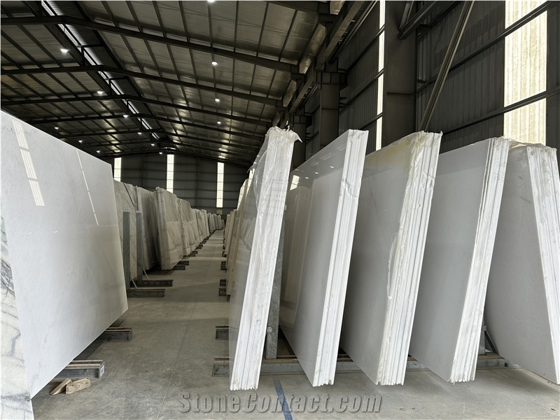 Milky White Marble Slabs
