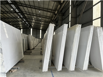 Milky White Marble Slabs
