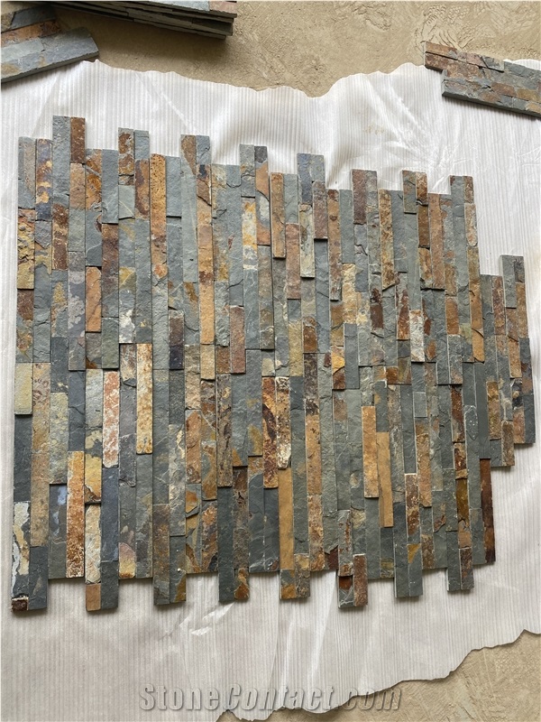 Cheaper  Rusty Slate  Wall Cladding Panels