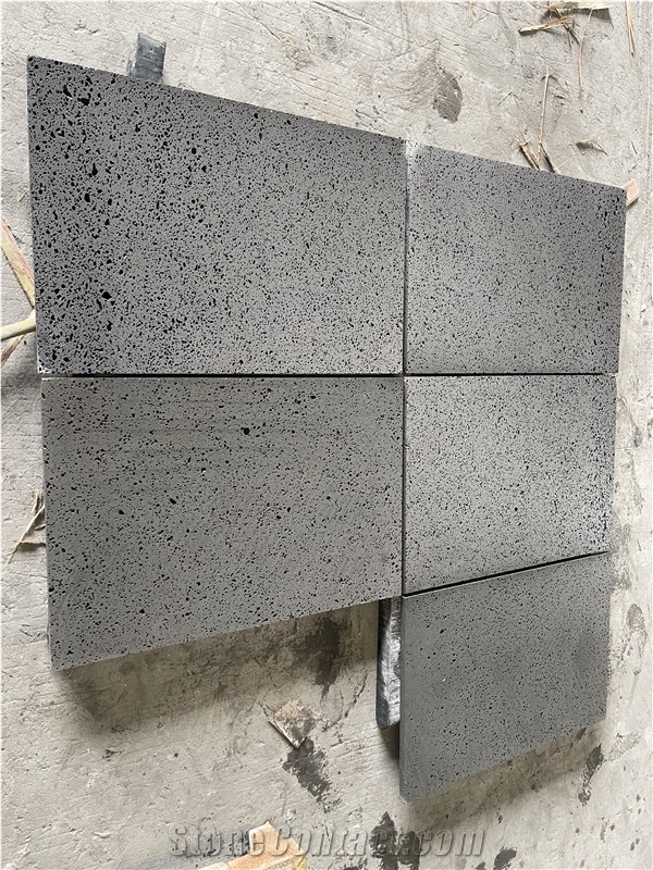 Cut To Size Surface Basalt Lava Stone Wall Tiles