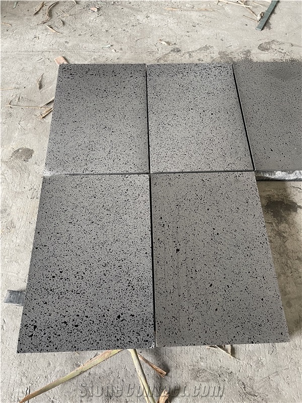 Cut To Size Surface Basalt Lava Stone Wall Tiles