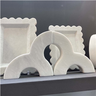 Home Decor  Desktop Accessory Letter Marble Bookend