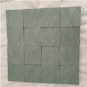Wholesales Green Slate Stone Paver Stone In Square