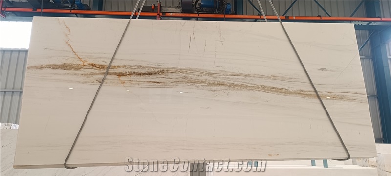 Thassos Vena Oro 2703 Marble Slabs