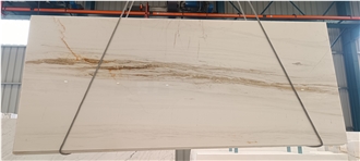 Thassos Vena Oro 2703 Marble Slabs