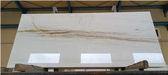 Thassos Vena Oro 2703 Marble Slabs