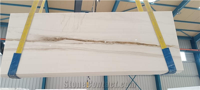 Thassos Vena Oro 2703 Marble Slabs