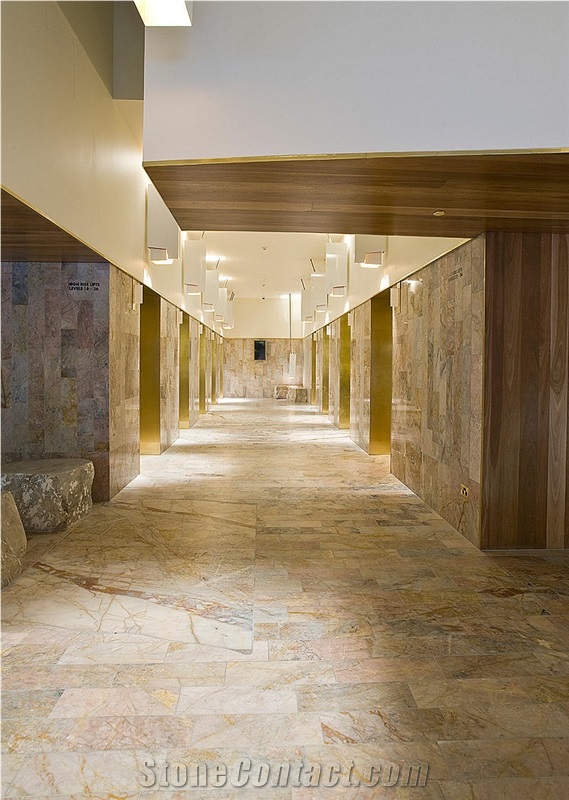 Orazia Gold Marble Tiles Slabs