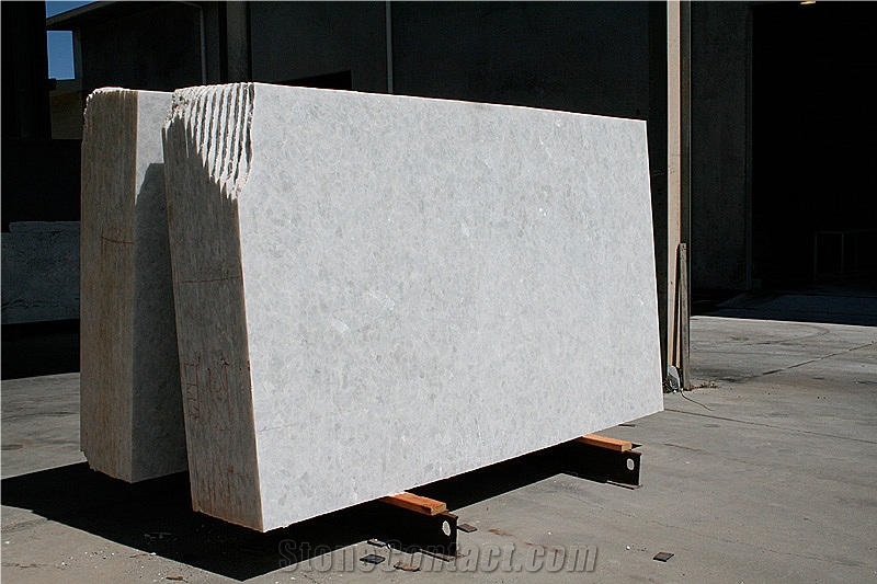 White Pearl Marble Tiles, Slabs