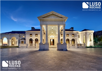 Moleanos Beige Limestone Columns