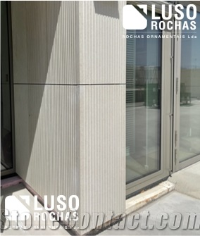 Moleanos Beige Limestone Facade