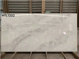 Calacatta White Quartz Slabs In Good Price