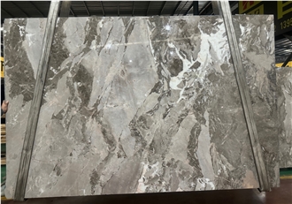 China Calacata Brown Mable Slabs Pattern