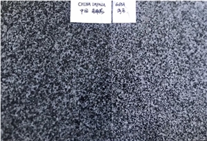 China New G654 Blue Granite Slab Tile Polished Flamed