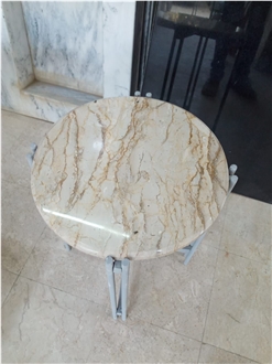 Commando Botticino Fancy Marble Table Top