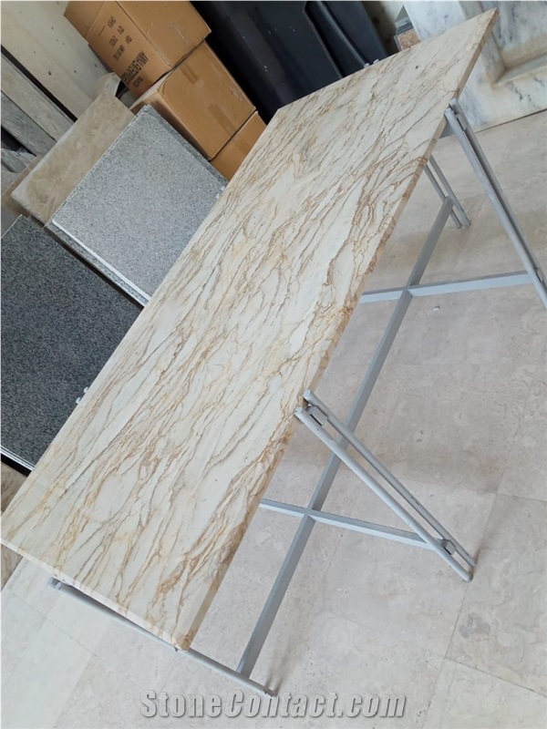 Commando Botticino Fancy Marble Table Top