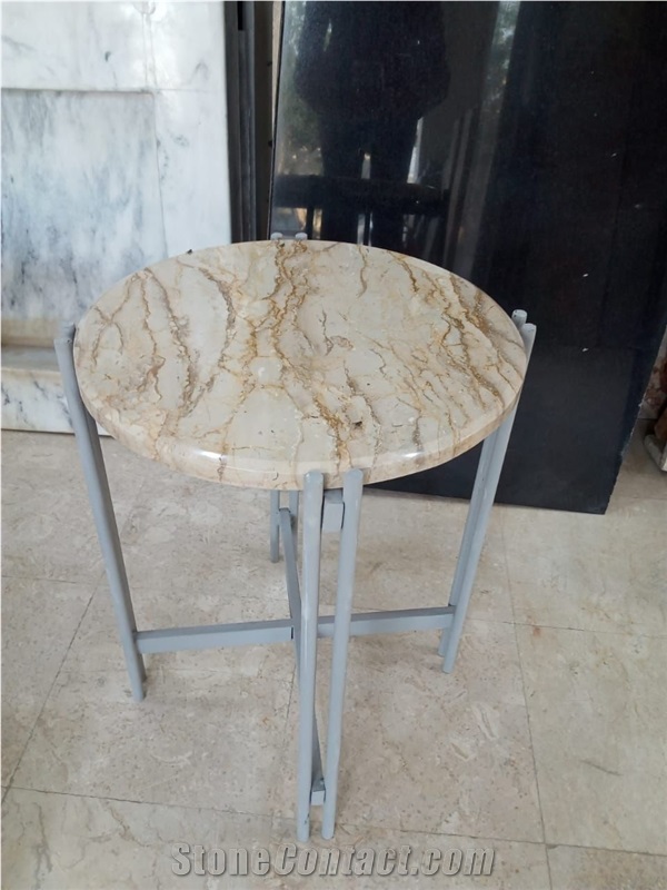 Commando Botticino Fancy Marble Table Top