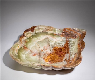 Green Onyx Decorative Bowls, Soap Dishes