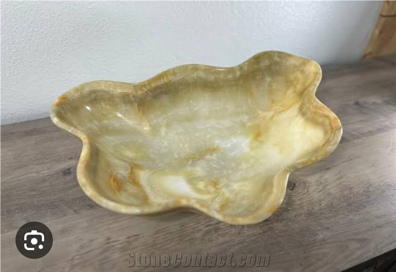 Green Onyx Decorative Bowls, Soap Dishes