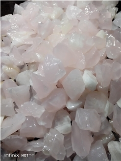 Pink Onyx Pebble Stone, Crushed Stone