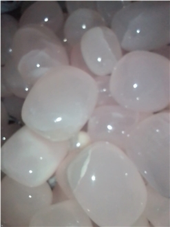 Pink Onyx Pebble Stone, Crushed Stone
