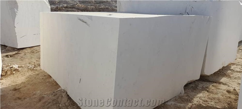 Pure White Marble Blocks