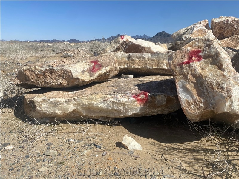 White Onyx Blocks