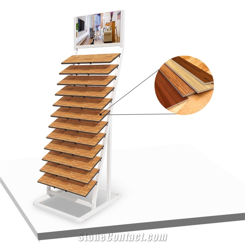 Wood Floor Display Rack