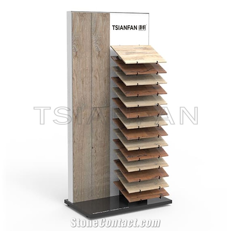 Wood Floor Display Rack