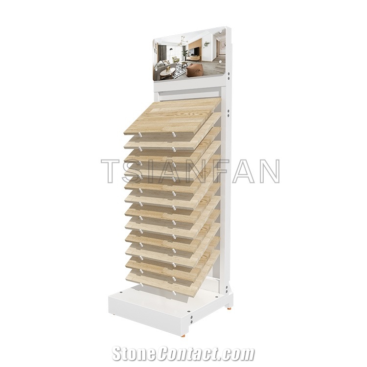 Wood Floor Display Rack