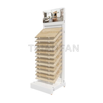 Wood Floor Display Rack