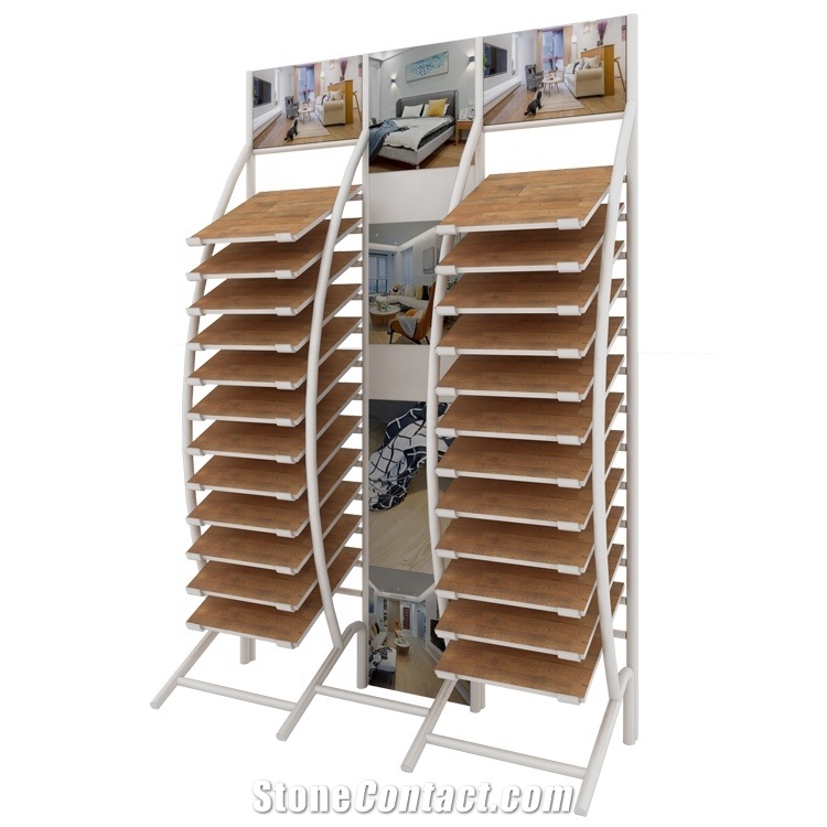 Wood Floor Display Rack
