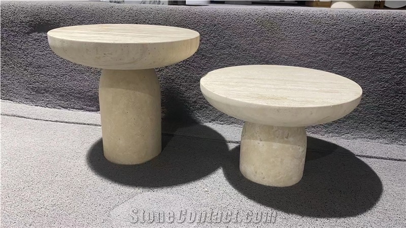 Living Room Travertine Coffee Table Natural Stone Design