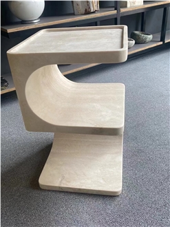 Living Room Travertine Coffee Table Natural Stone Design