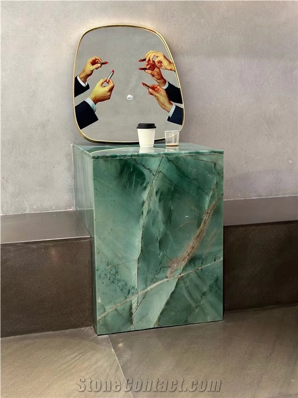 Luxury Polished Da Vinci Green Quartzite Slabs