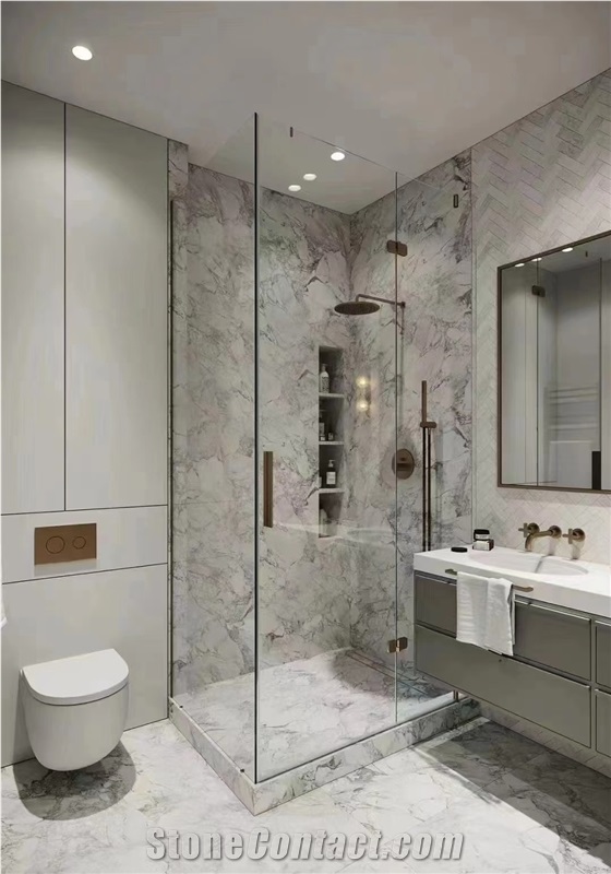Turkish Calacatta Grey Marble Slabs
