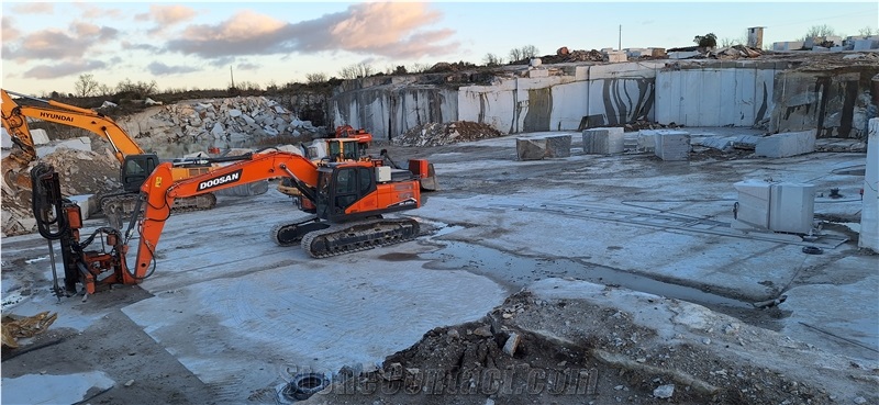Alma White Granite Blocks