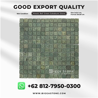 Bali Green Sukabumi Mosaic Tiles