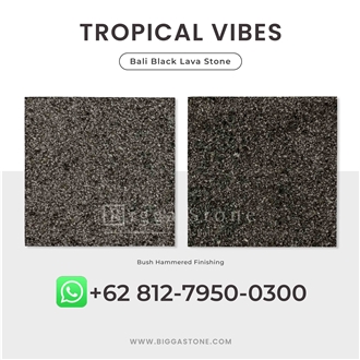 Black Lava Volcano Stone Tiles