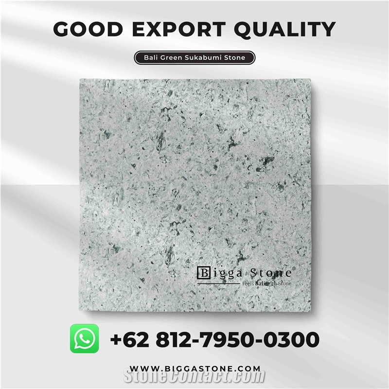 Premium Sukabumi Stone Green Quartzite Pool Coping