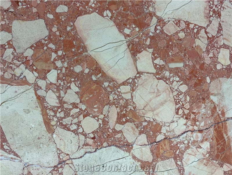 Carmen Rossa Queen Marble Slab
