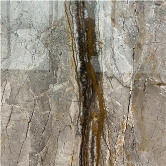 Golden Gray Marble Tile